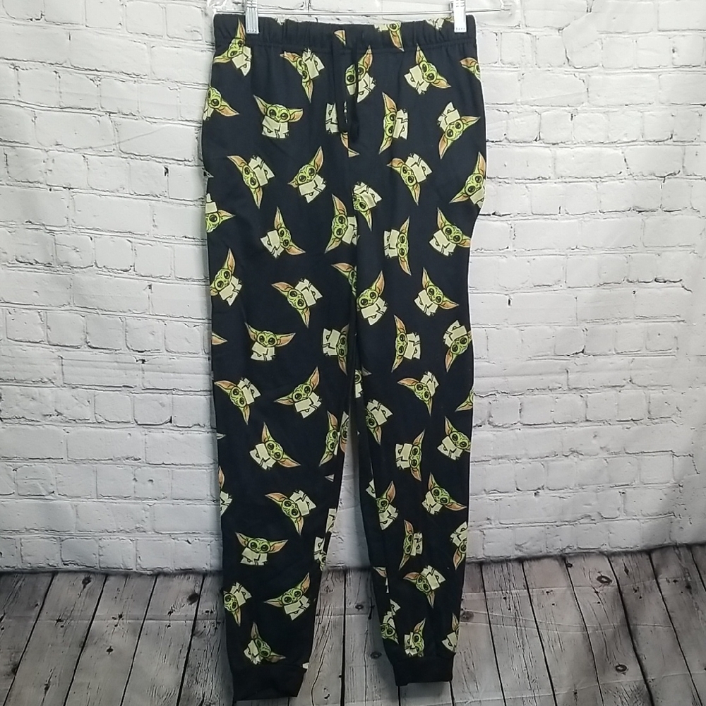 Star Wars Grogu Lounge Pajama Pants Small with Pockets
